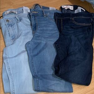 Bundle of Girls Hollister Jeans